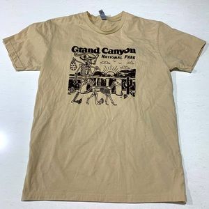 Grand Canyon Tshirt- tan- skeleton